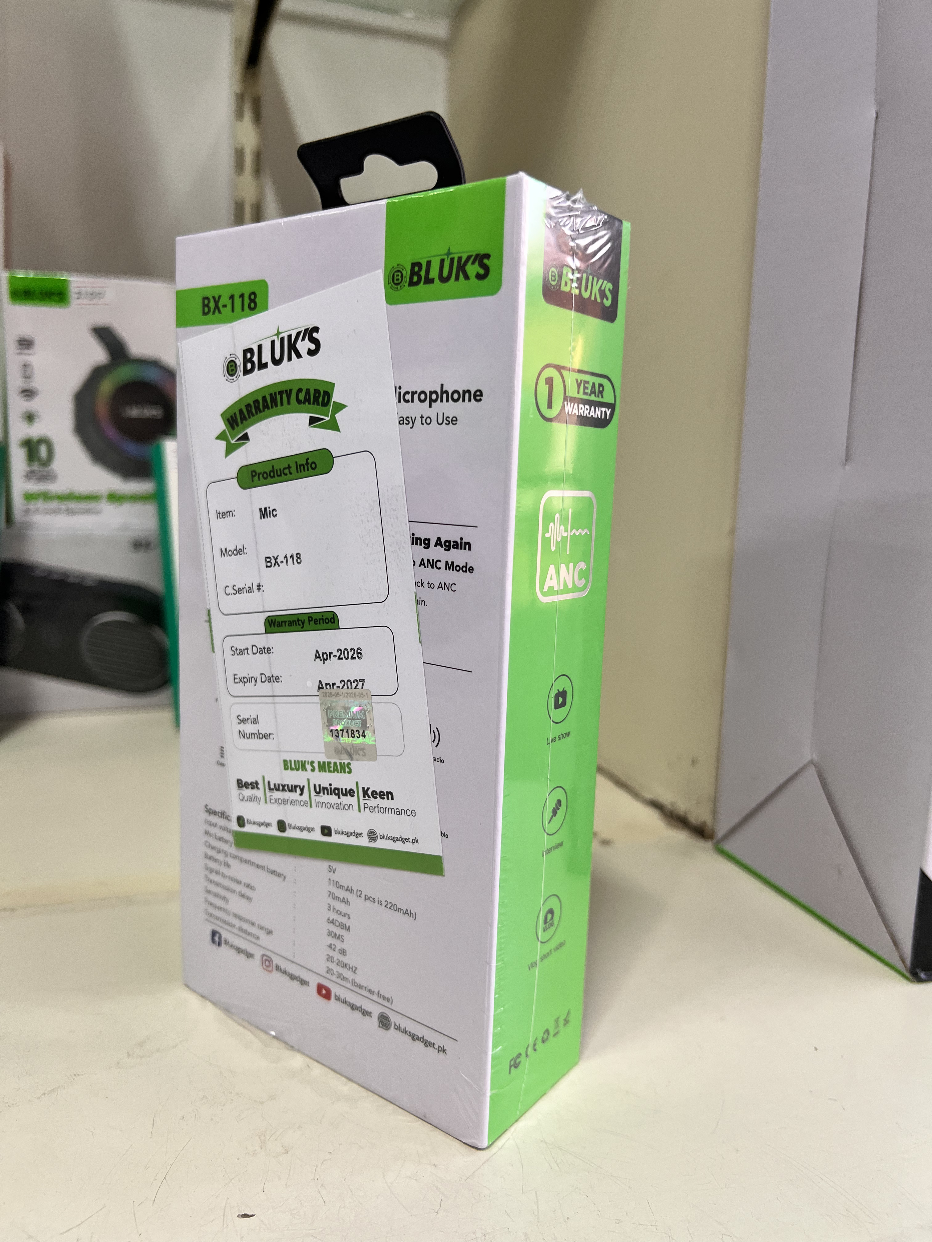 Bluk's BX-118 Mic