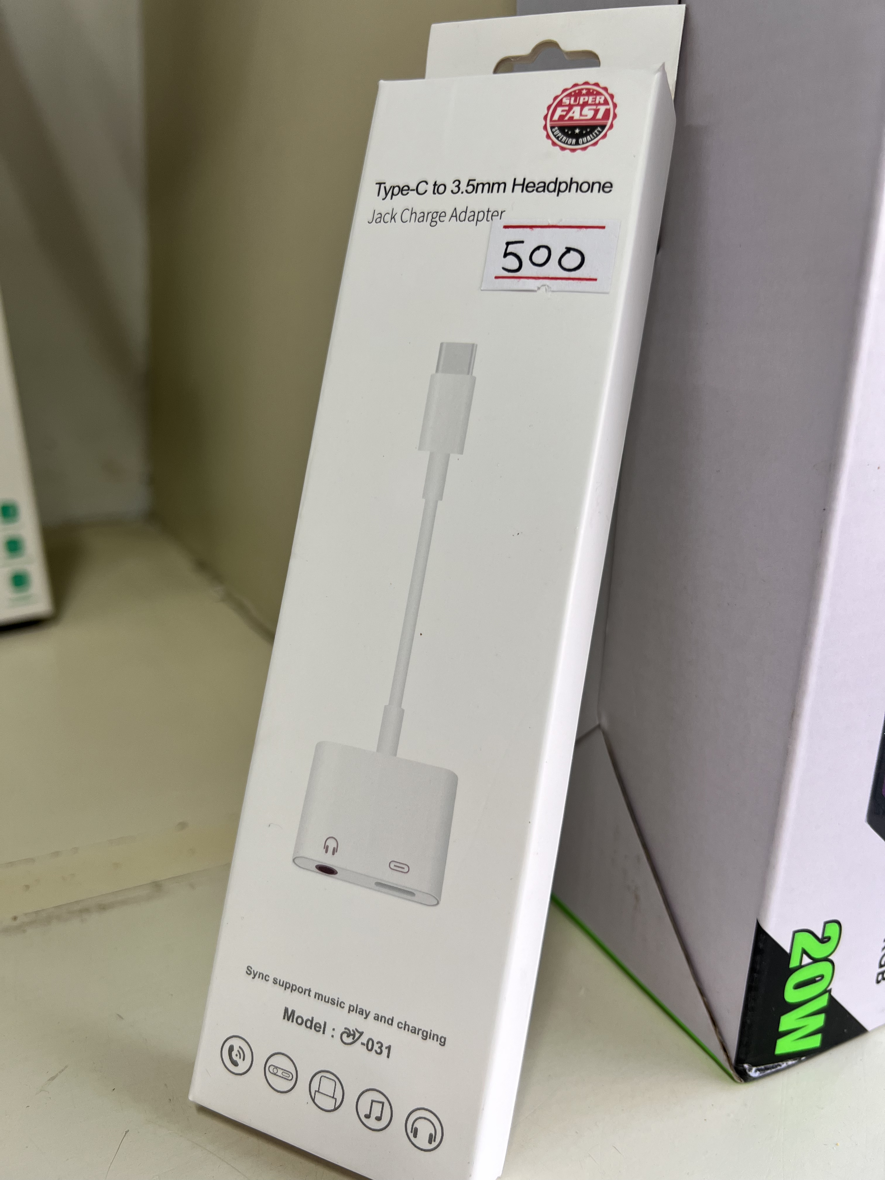 2-in-1 USB-C to Type-C & 3.5mm Headphone Jack Adapter