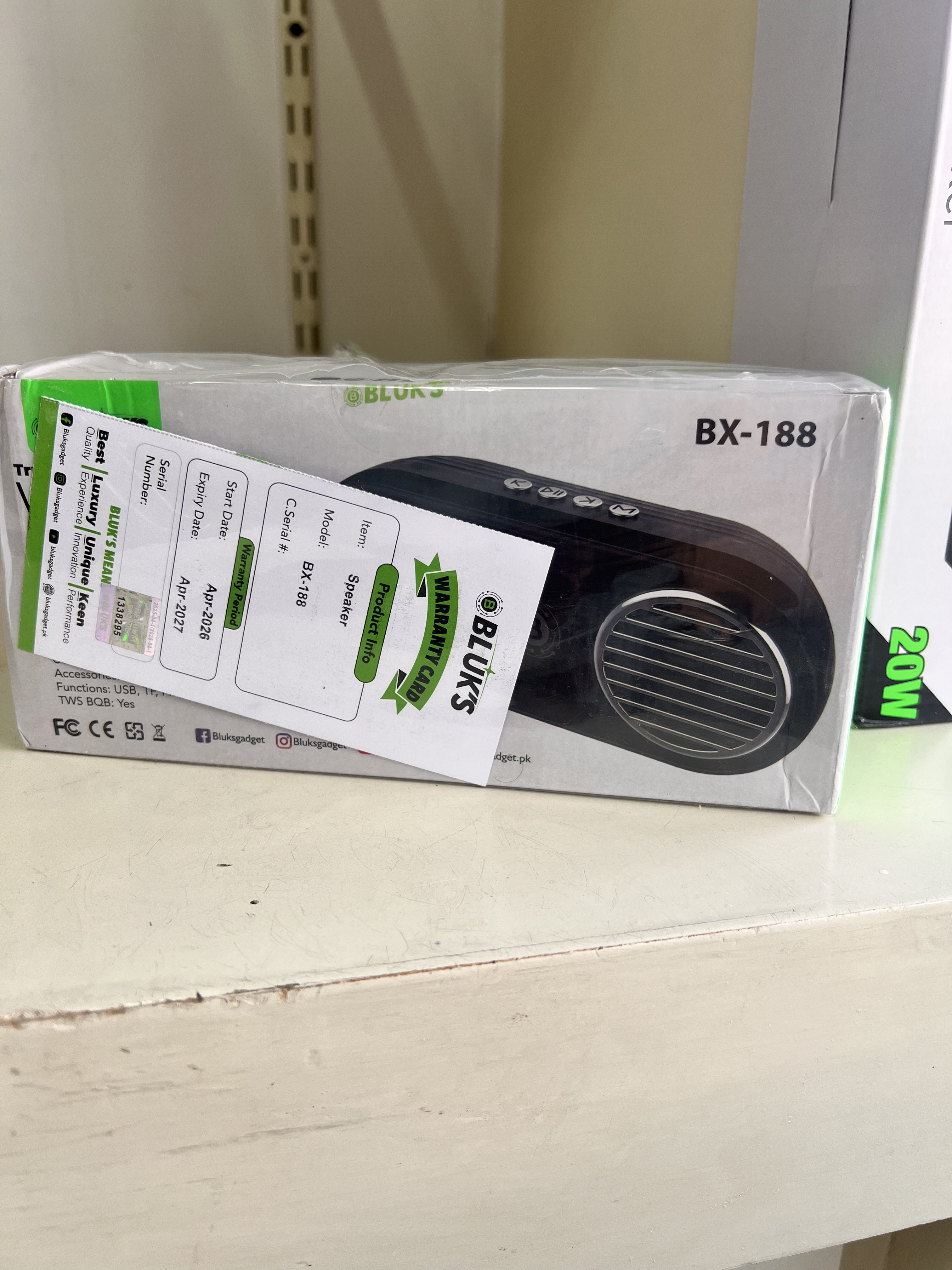 Bluk's BX-188 Speaker